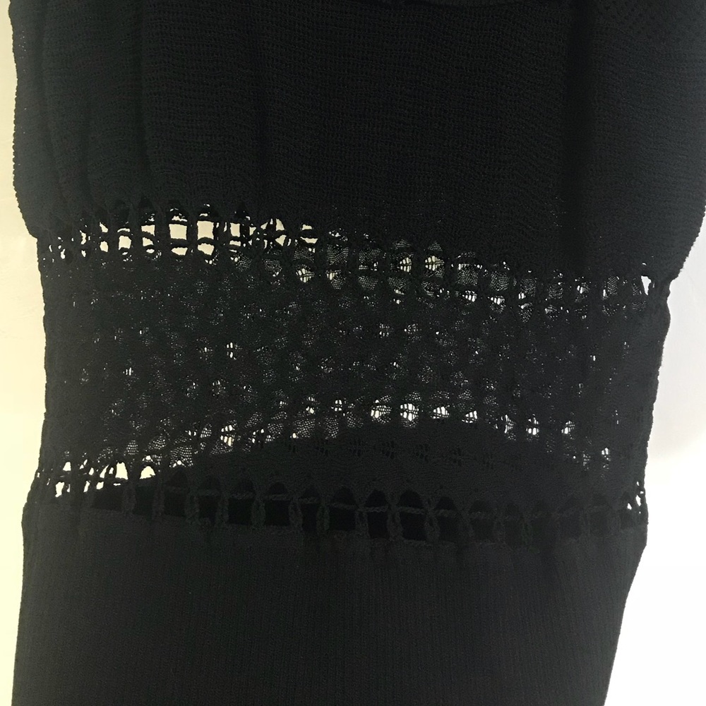 Ruffled Top With Net Design Stretchy Material, Xl - image 7